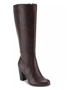 Style & Co Addyy Extra Wide Calf Knee High Boots Chocolate Size 12W NWT